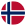 Circular flag of Norway