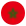 Circular flag of Morocco