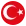 Circular flag of Turkey