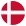 Circular flag of Denmark